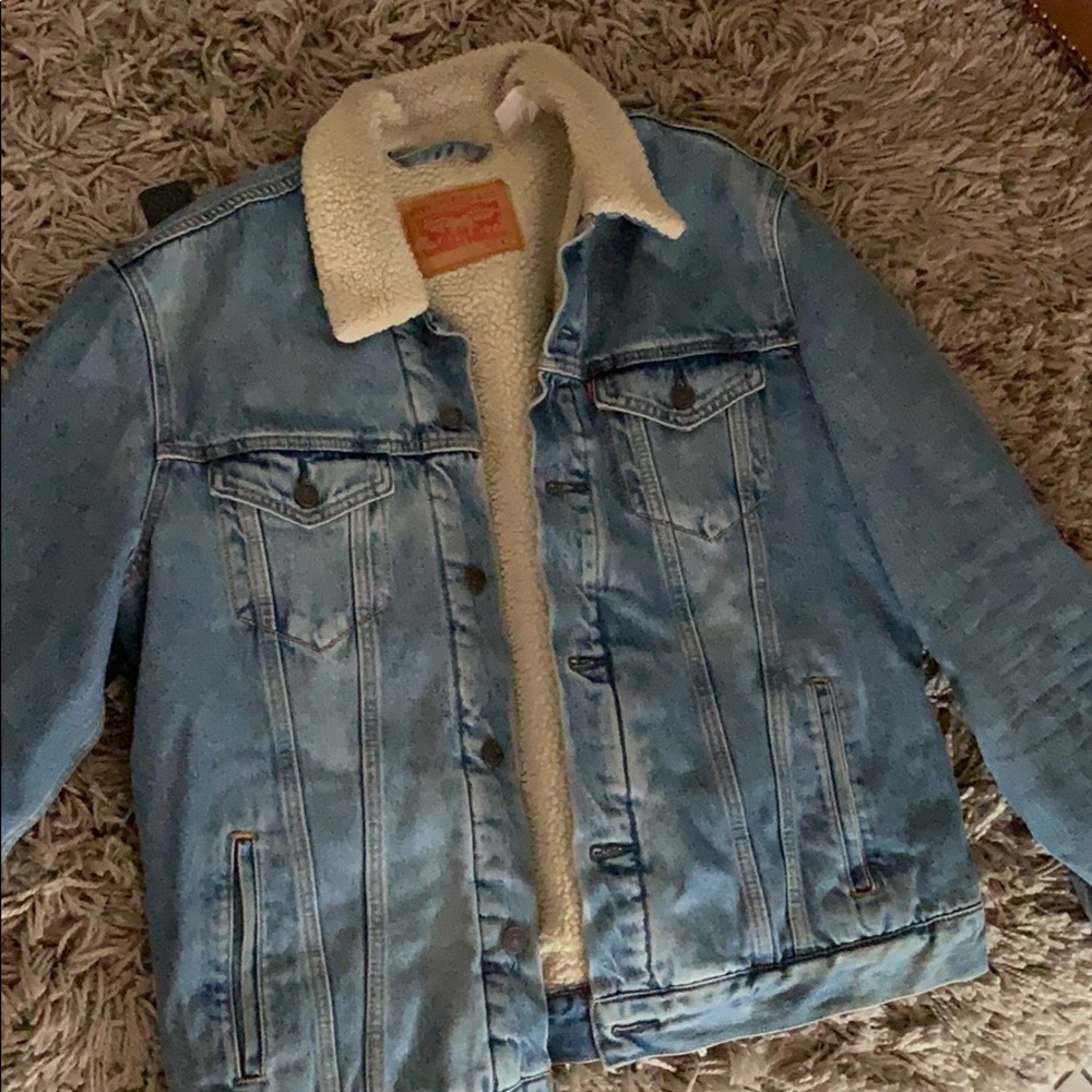 Levi Jean jacket Sherpa collar